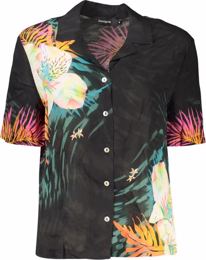 Desigual Black Viscose Womens Shirt