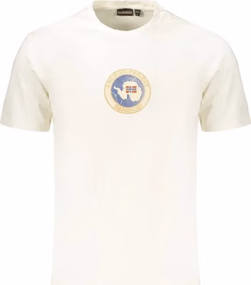 White Cotton Men's T-Shirt