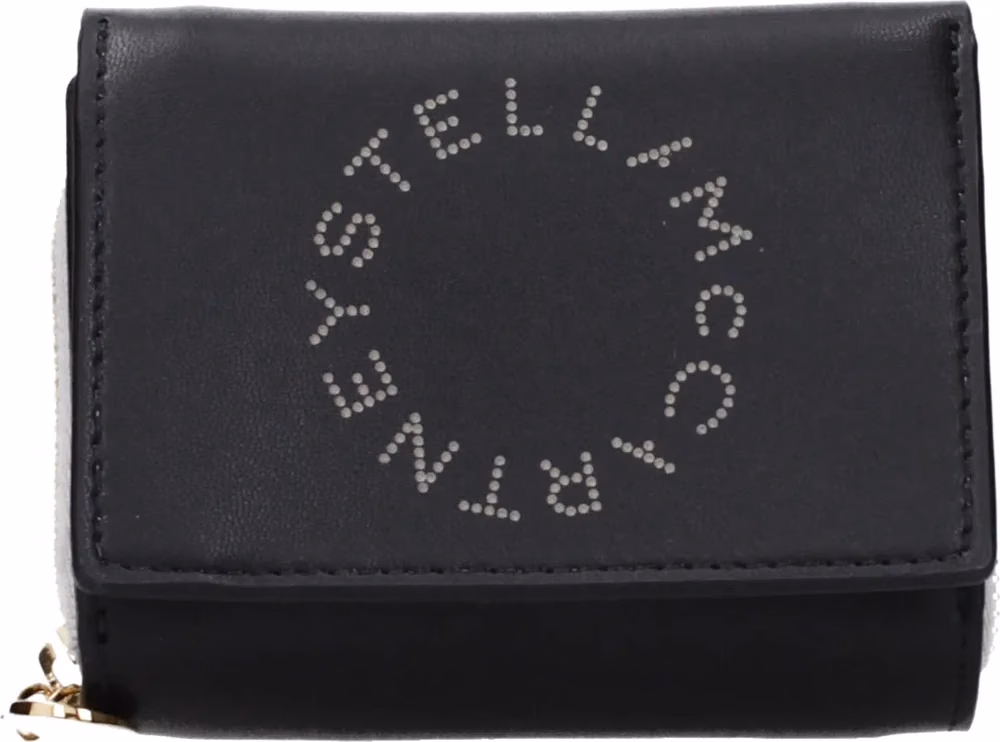 Stella McCartney Black Leather Wallet