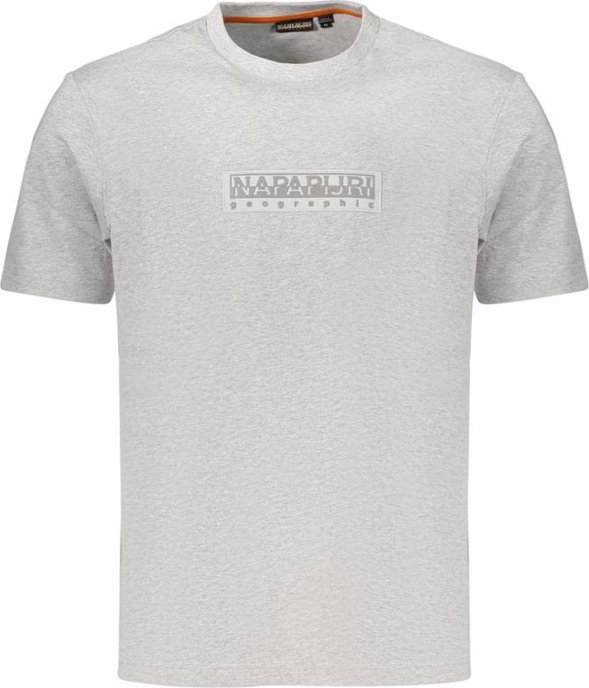Napapijri Gray Cotton Men's T-Shirt