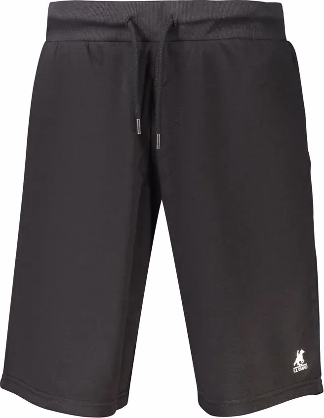 U.S. Grand Polo Black Cotton Men's Sweatpants