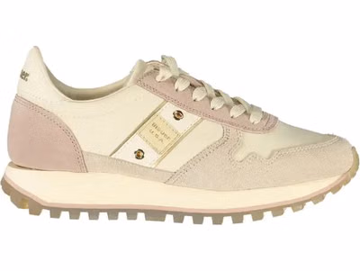 Beige Leather Women's Sneaker