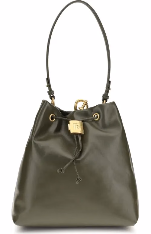 Balmain Bicolor Calf Leather Bos Taurus Backpack