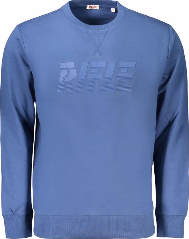 Rifle Blue Cotton Men's Sweatshirt