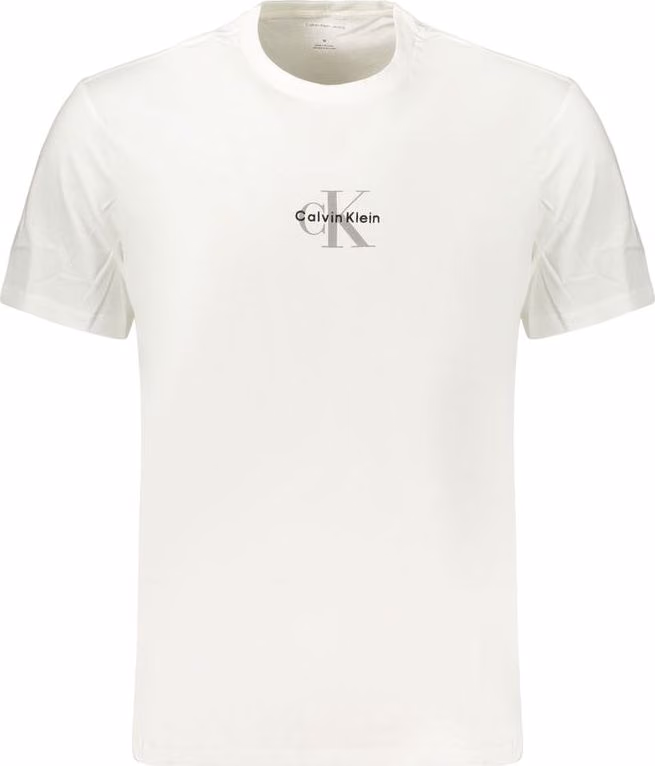 Calvin Klein White Cotton Men's T-Shirt