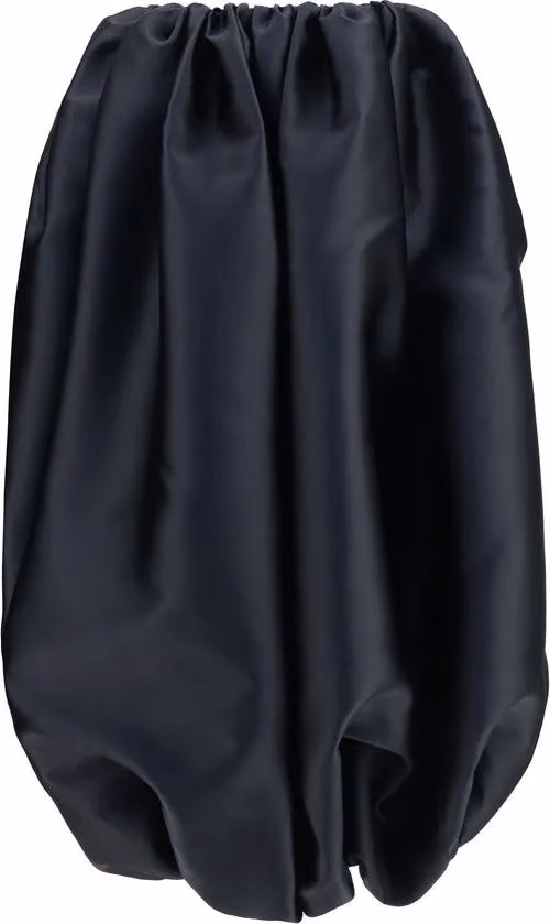 Calvin Klein Black Polyester Skirt