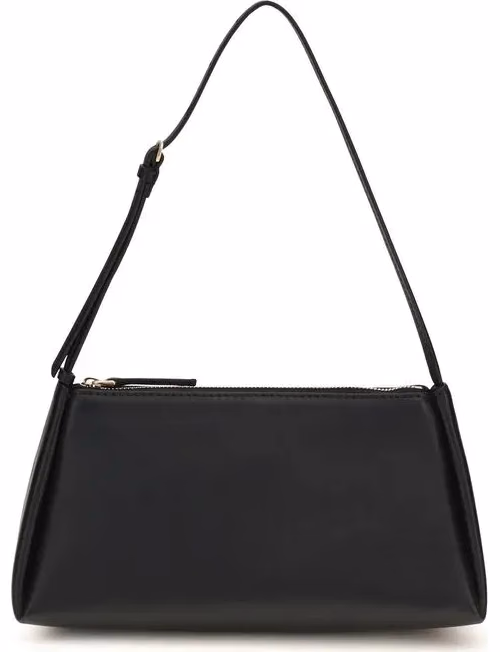Calvin Klein Black Calf Leather Bos Taurus Handbag