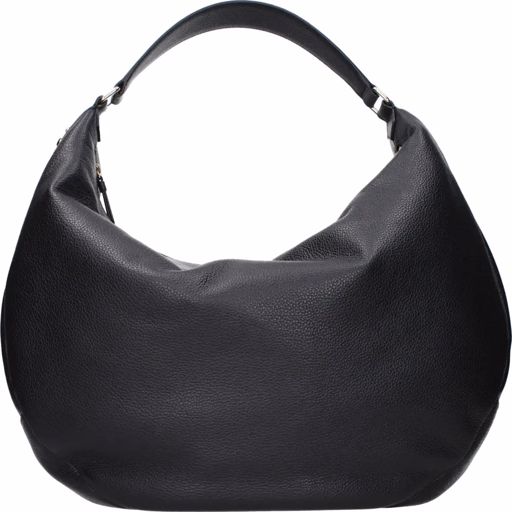 Jimmy Choo Black Leather Shoulder Bag