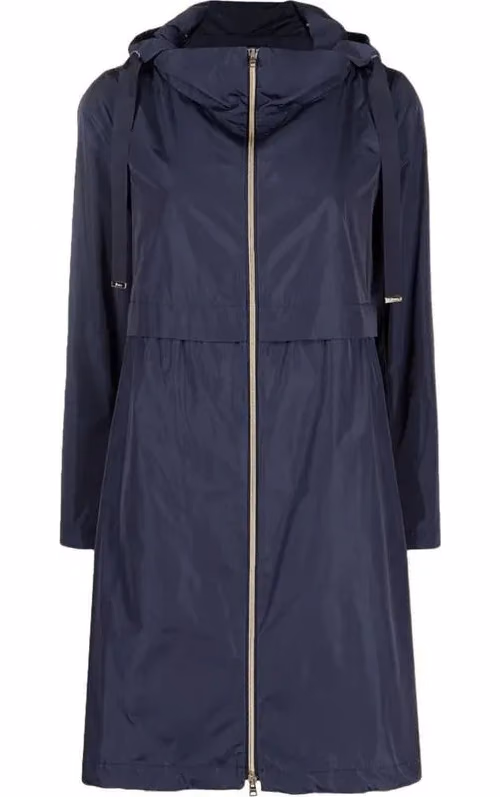 Herno Blue Polyester Coat