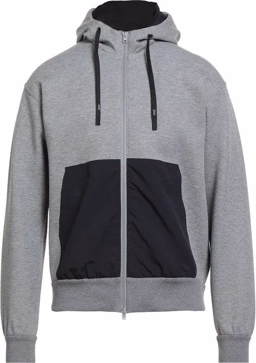 Herno Gray Cotton Sweatshirt