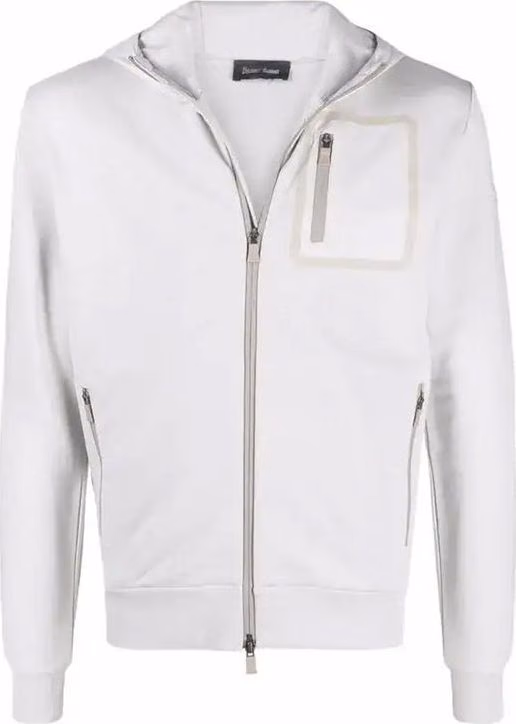 Herno Gray Cotton Sweatshirt