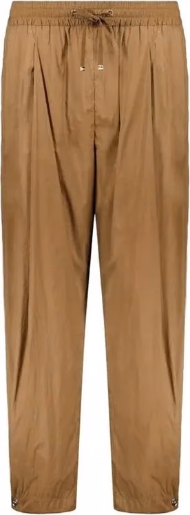 Herno Brown Elastane Casual Pants