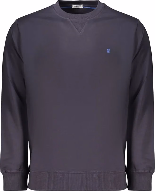 Coveri Moving Blue Cotton Men's Sweatshirt