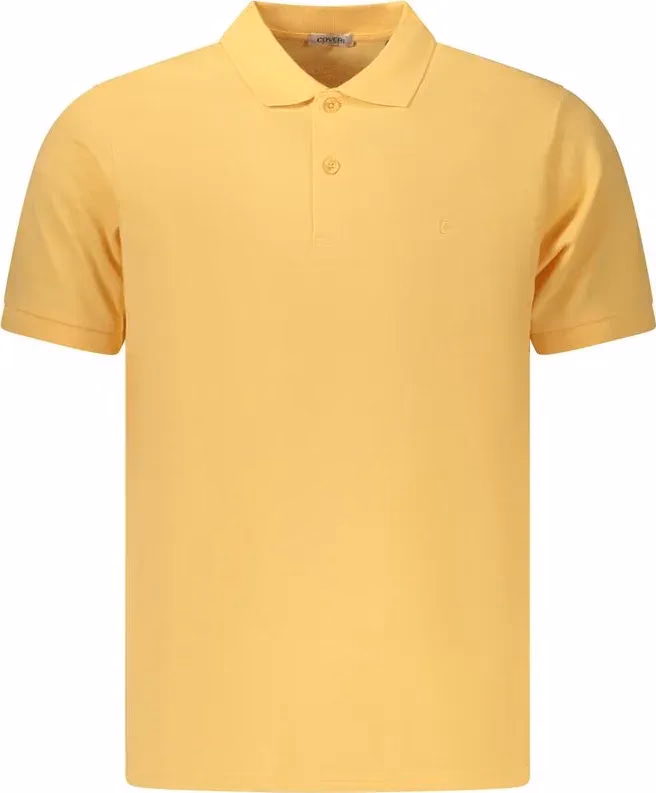 Coveri Moving Orange Cotton Men's Polo Shirt