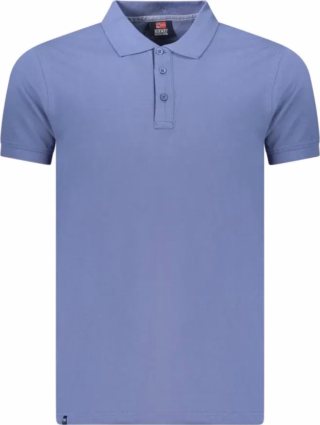 Norway 1963 Blue Cotton Men's Polo Shirt