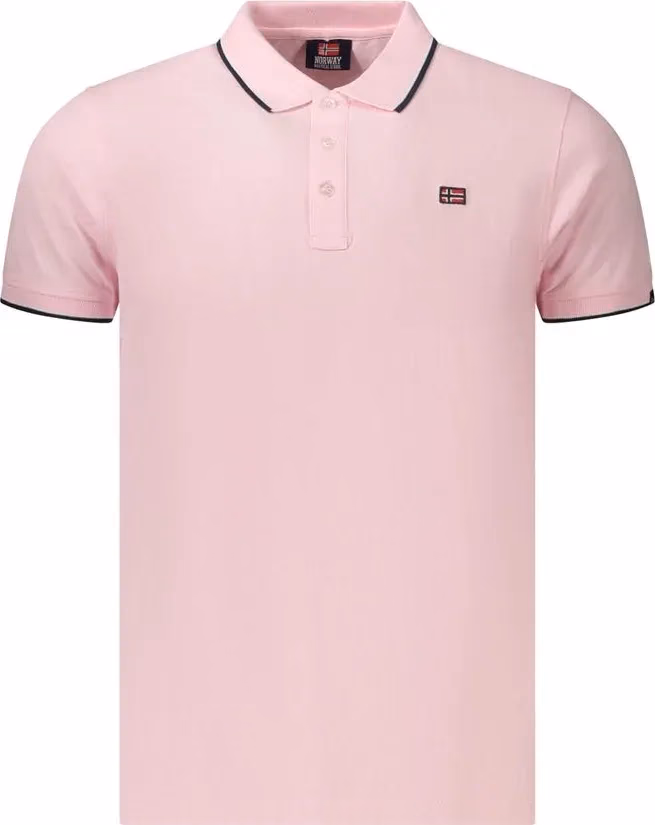 Norway 1963 Rosa Cotton Men's Polo