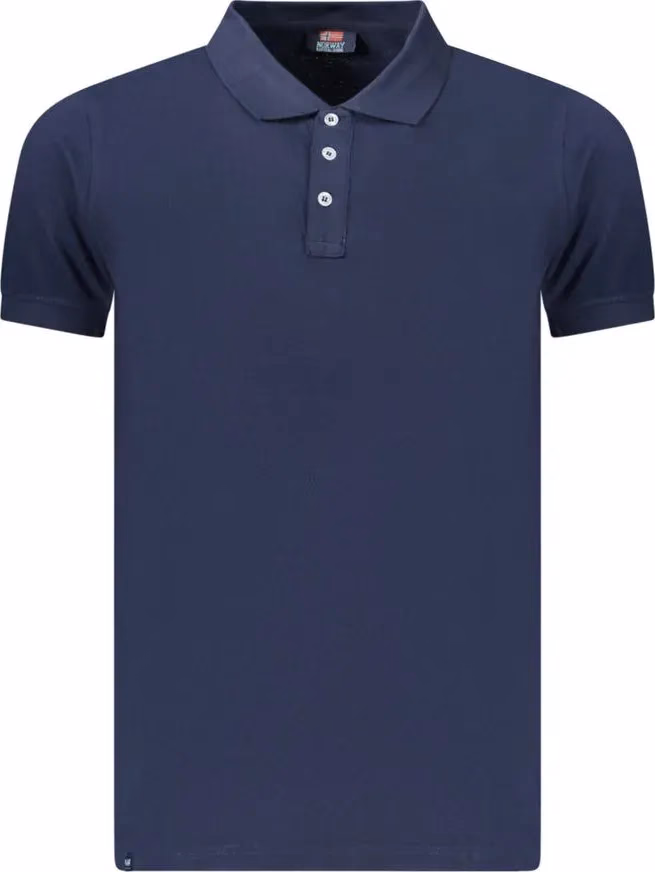 Norway 1963 Blue Cotton Men's Polo