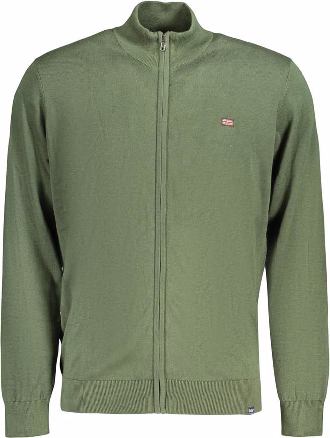 Norway 1963 Verde Cotton Men's Cardigan