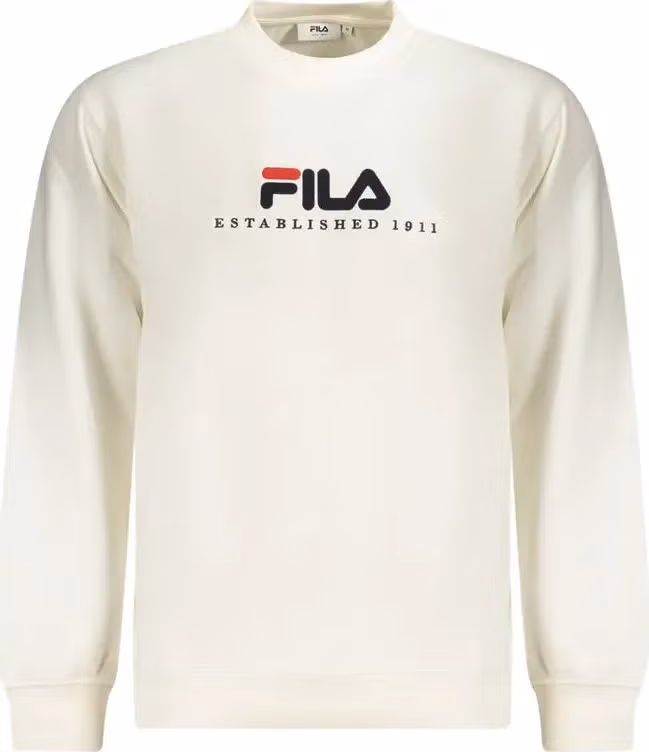 Fila White Cotton Men's Sweatshirt