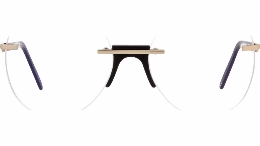 Andy Wolf Black Metal Glasses (Frames)