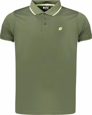 Green Polyester Men's Polo Shirt