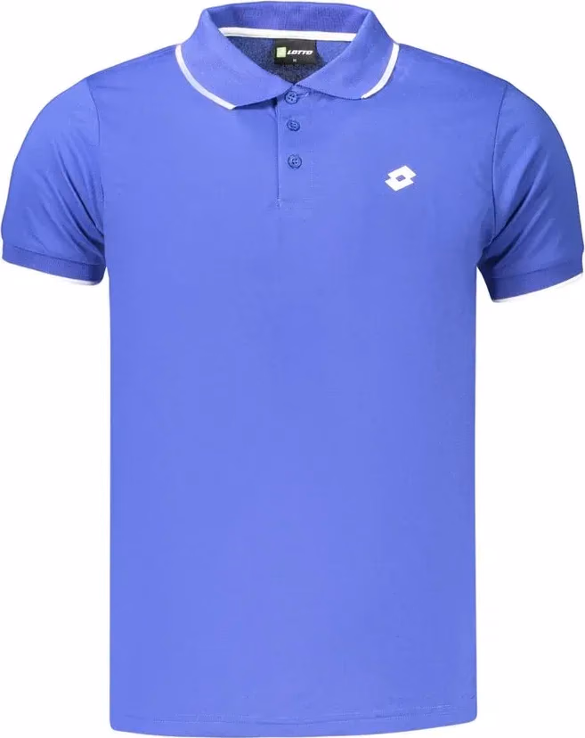 Lotto Blue Polyester Men's Polo Shirt