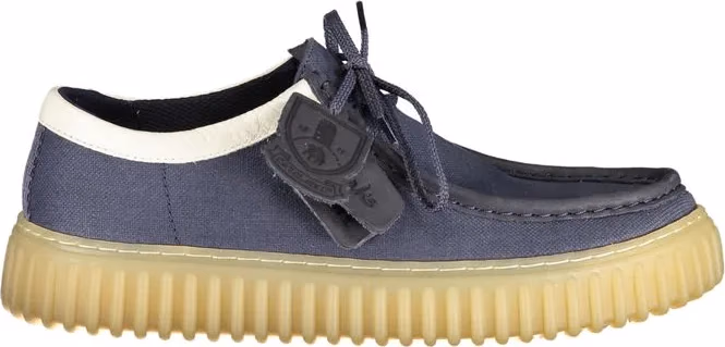 Clarks Blue Fabric Men's Shoe