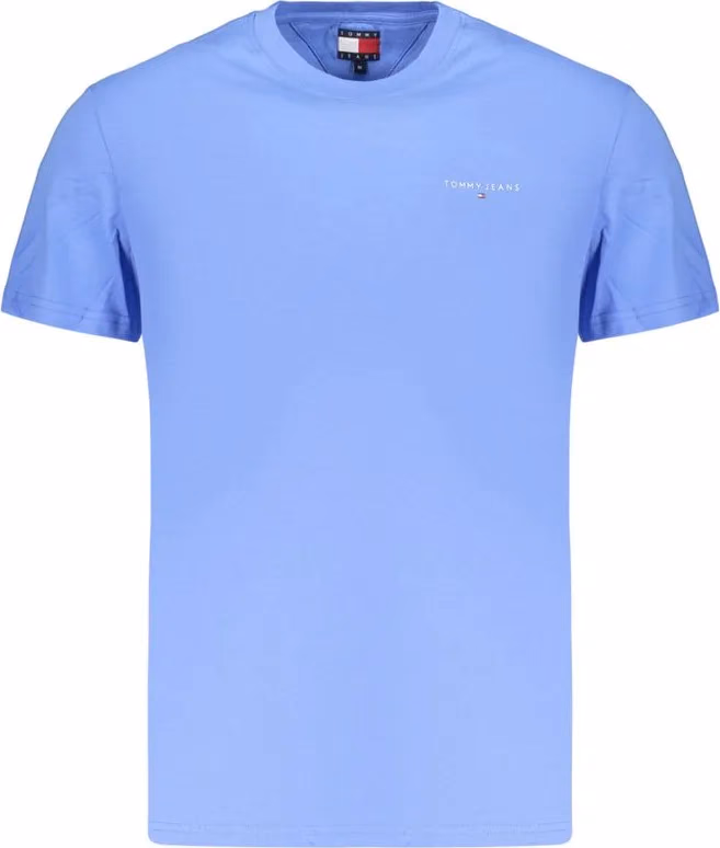 Tommy Hilfiger Light Blue Cotton Men's T-Shirt