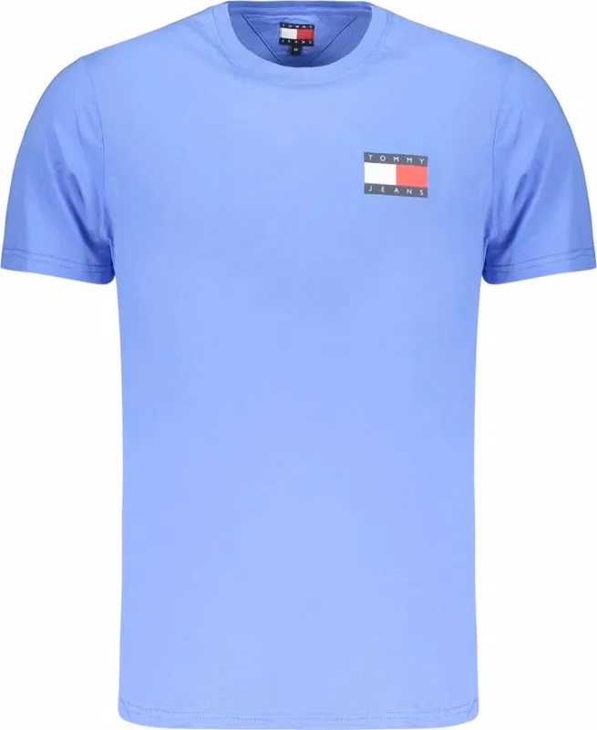 Tommy Hilfiger Blue Cotton Men's T-Shirt