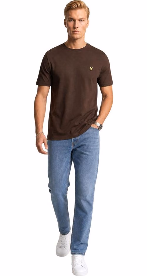 Lyle & Scott Brown Cotton T-Shirt