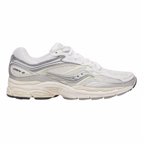 Saucony Silver Synthetic Athletic Sneakers