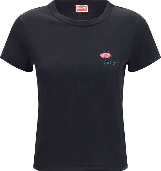Kenzo Black Cotton T-Shirt
