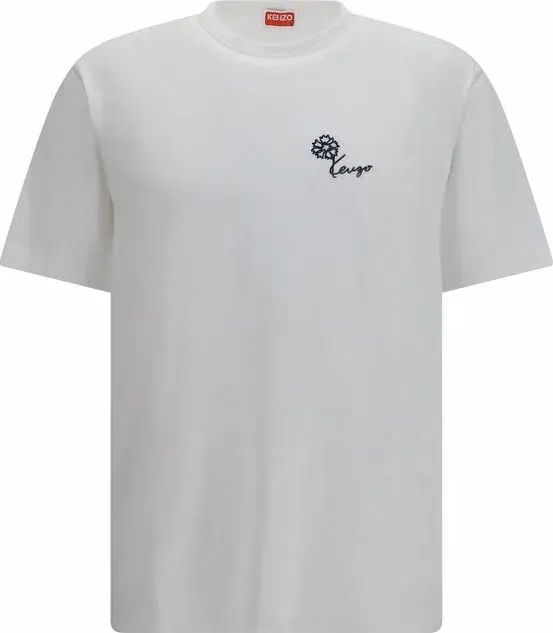 Kenzo White Cotton T-Shirt