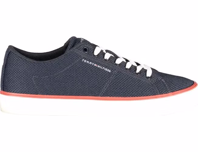 Tommy Hilfiger Blue Polyester Men's Sneaker