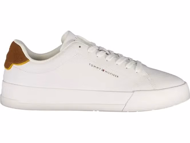Tommy Hilfiger White Leather Men's Sneaker