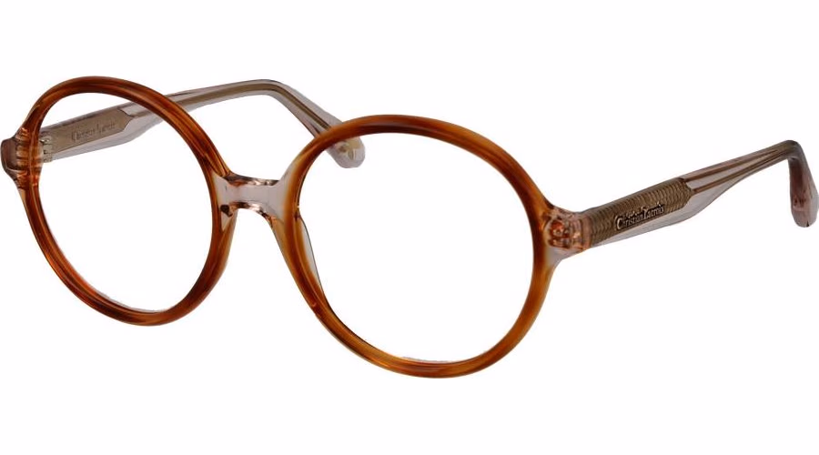 Christian Lacroix Brown Acetate Glasses (Frames)