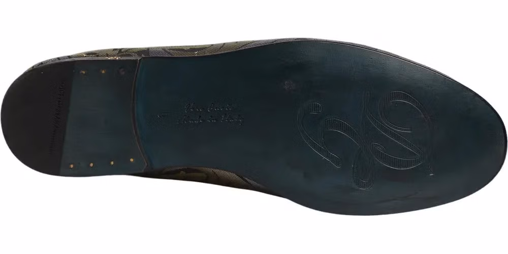 Dolce & Gabbana Multicolor Floral Jacquard Men Loafers Shoes