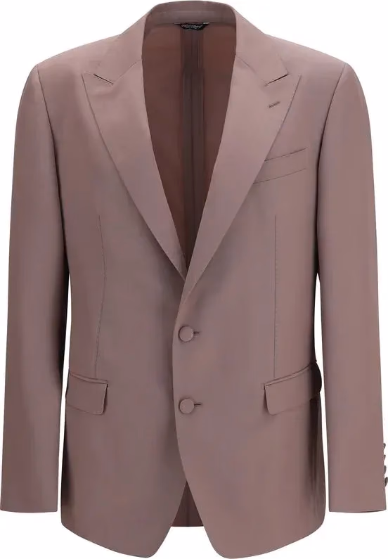 Dolce & Gabbana Brown Wool Oves Aries Jacket