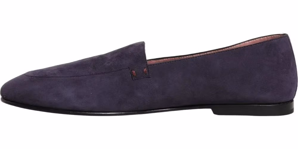 Dolce & Gabbana Violet Velvet Slip On Men Flats Loafers Shoes