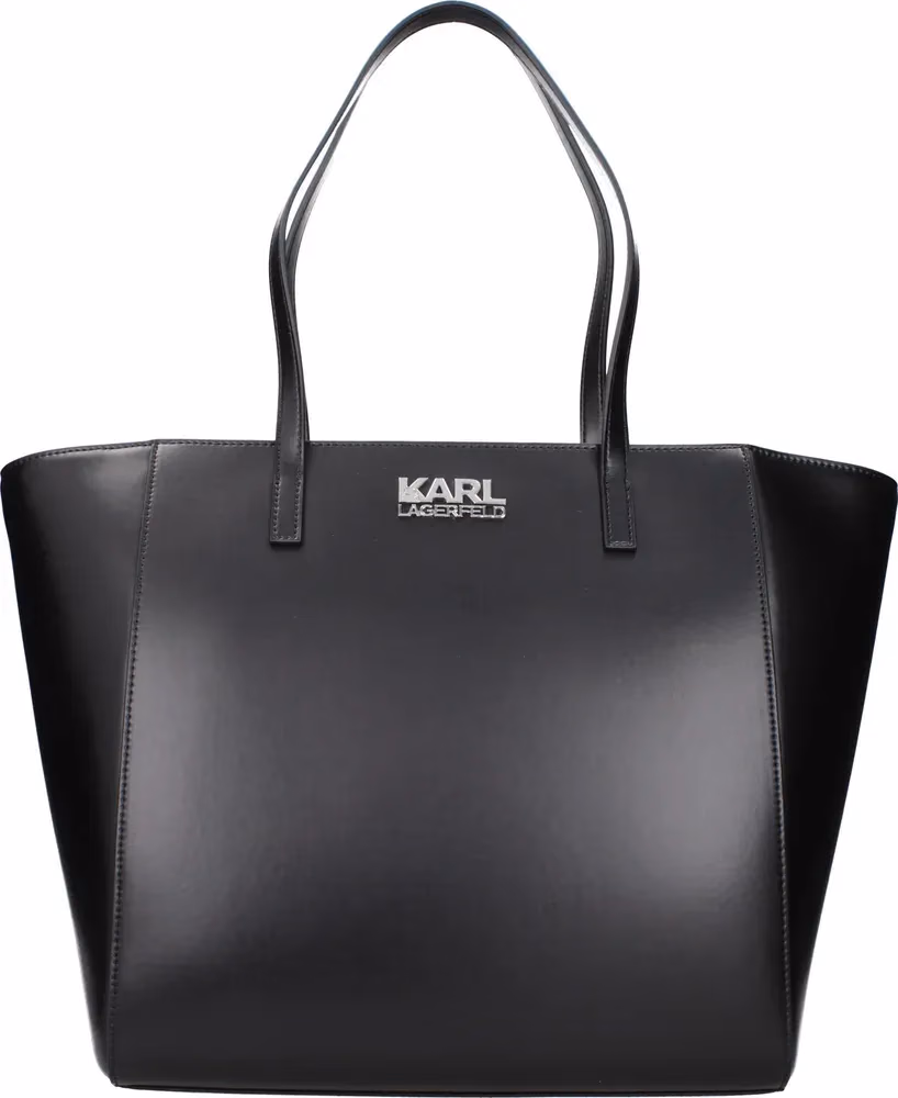 Karl Lagerfeld Black Polyethylene Shoulder Bag