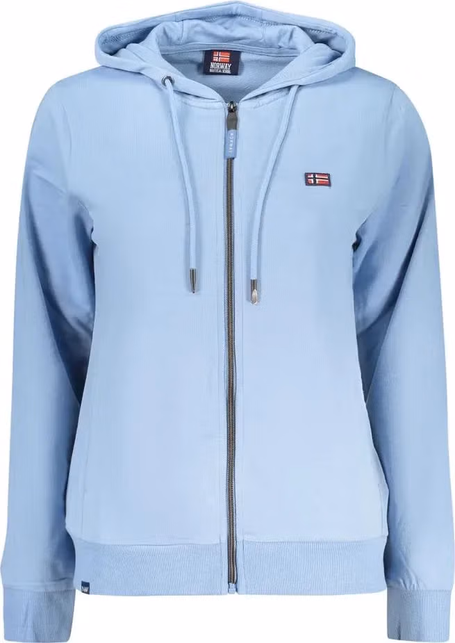 Norway 1963 Azzurro Cotton Womens Hoodie