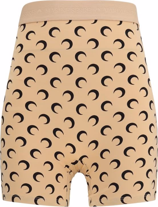 Marine Serre Beige Polyamide Bermuda Shorts