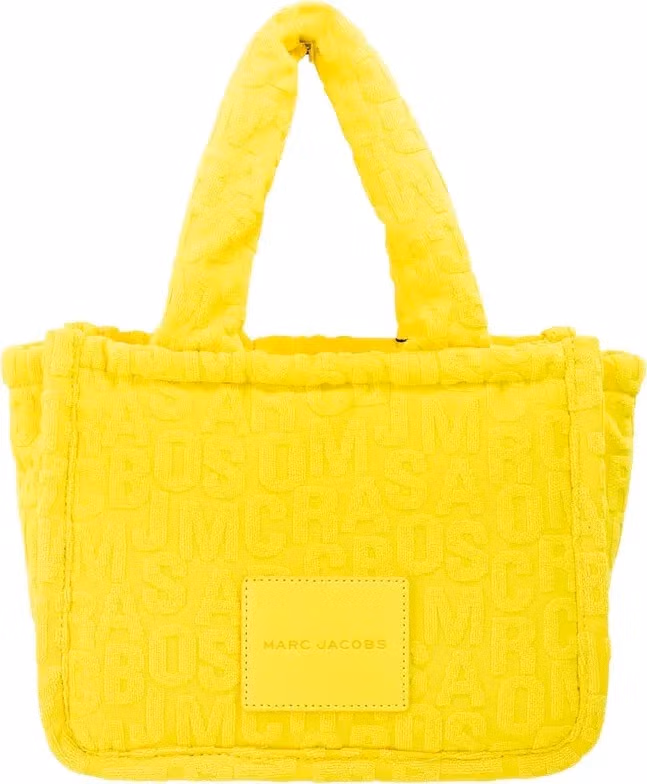 Marc Jacobs Marc Jacobs The Monogram Terry Tote Small Golden Kiwi Shoulder Bag Purse
