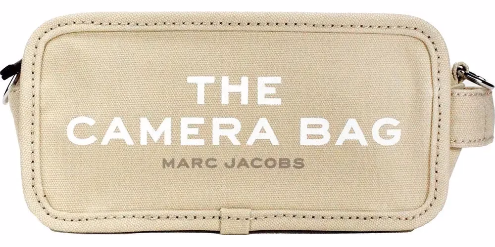 Marc Jacobs Marc Jacobs The Camera Bag Beige Canvas Crossbody Bag