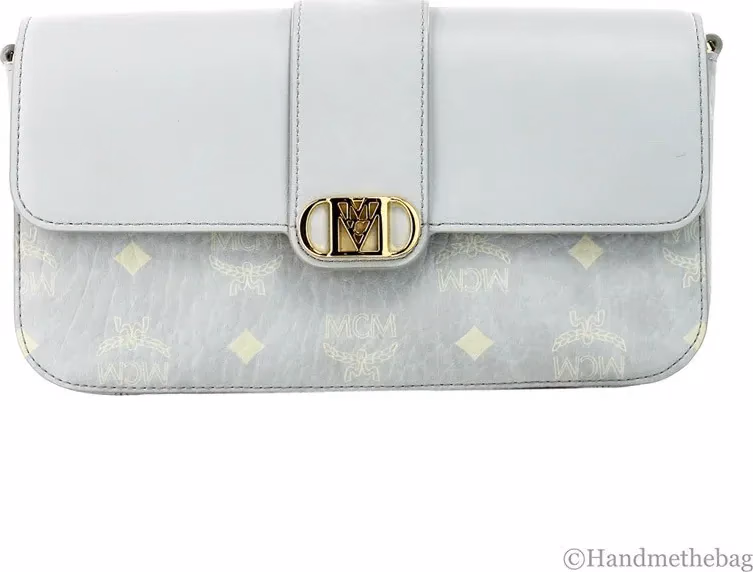 MCM MCM Small Mode Travia Pebbled Visetos Leather Shoulder Crossbody Clutch Bag