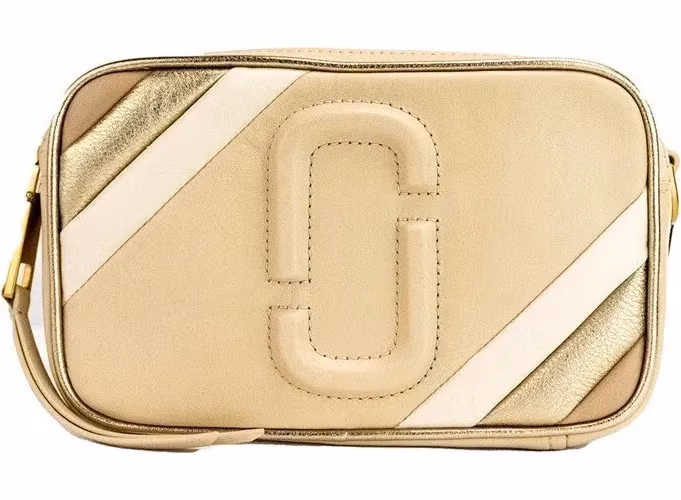 Marc Jacobs Marc Jacobs The Moto Shot 21 Curds Leather Camera Crossbody Purse Bag