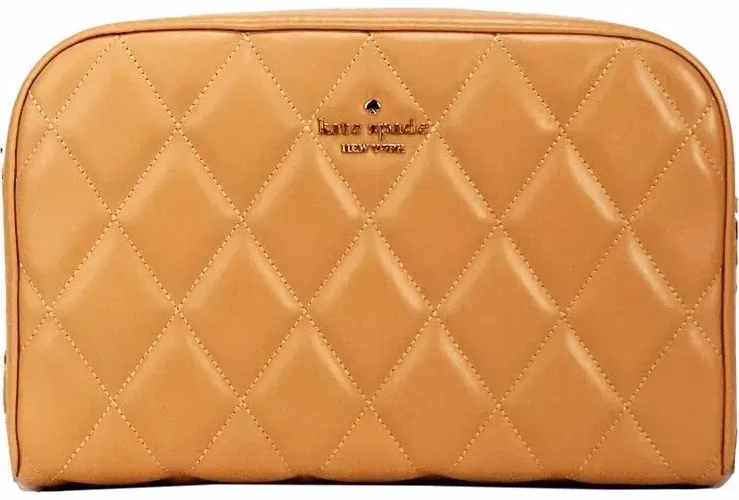 Kate Spade Kate Spade Carey Mini Tiramisu Quilted Smooth Leather Camera Crossbody Bag