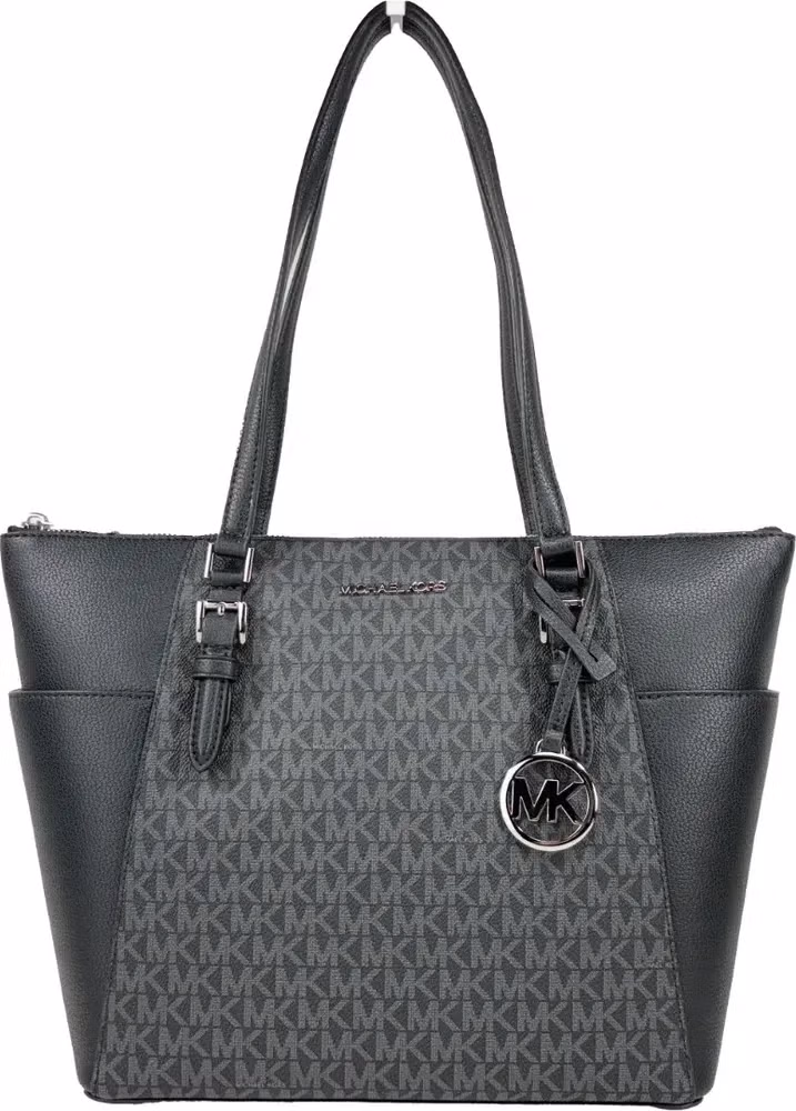Michael Kors Michael Kors Charlotte Leather Top Zip Tote Bag