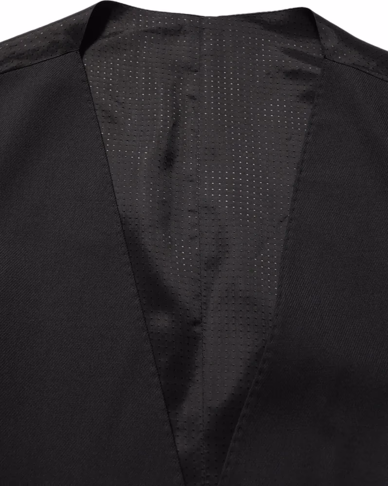 Dolce & Gabbana Black Single Breasted Men Waistcoat Vest