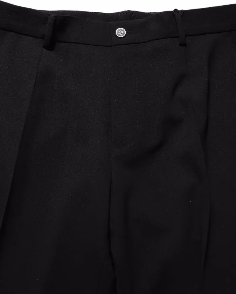 Dolce & Gabbana Black Wool Straight Men Dress Trouser Pants